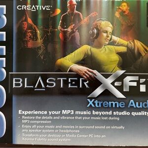 Sound Blaster X-Fi Xtreme Audio Internal Sound Card - Black